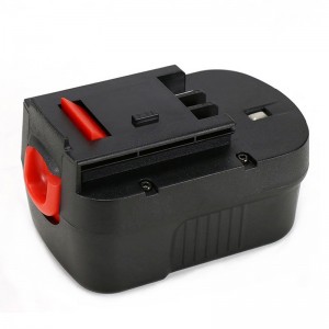 Ni-Mh 2500mAh 14.4V ladattavat vaihdettavat käsityökalujen akut mustalle \u0026 Deckerille A1714, A14, A14F, A144