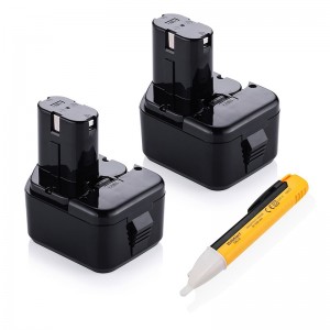 Ni-Cd 12V 1500mAh sähkötyökalujen akut Hitach EB1215, EB1214S, EB1220HS
